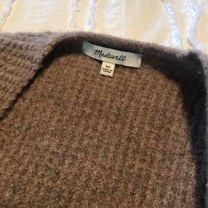 Madewell Cardigan XS waffle cardi